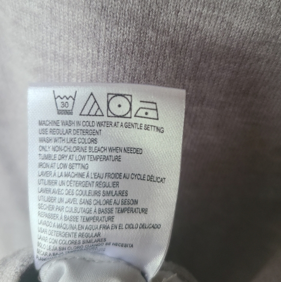 H Halston NWT Cowl Neck Mix Media Sweater Tunic Size Small - Picture 5 of 8